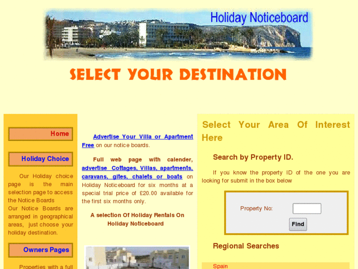 www.holidaynoticeboard.co.uk