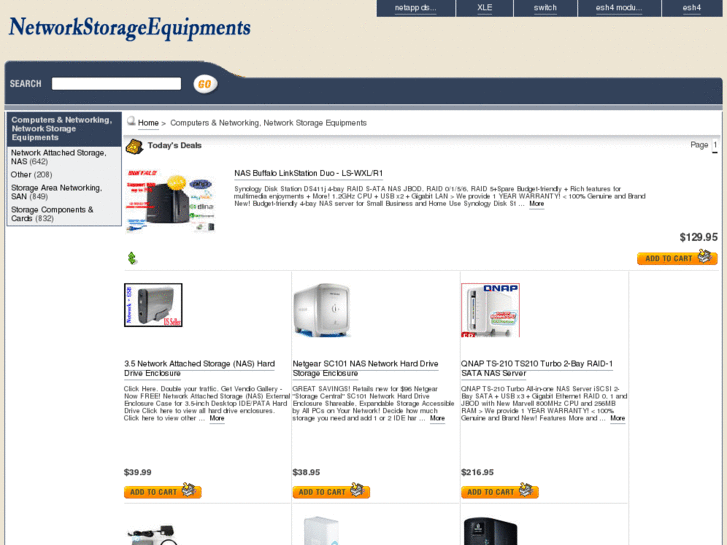 www.networkstorageequipments.com