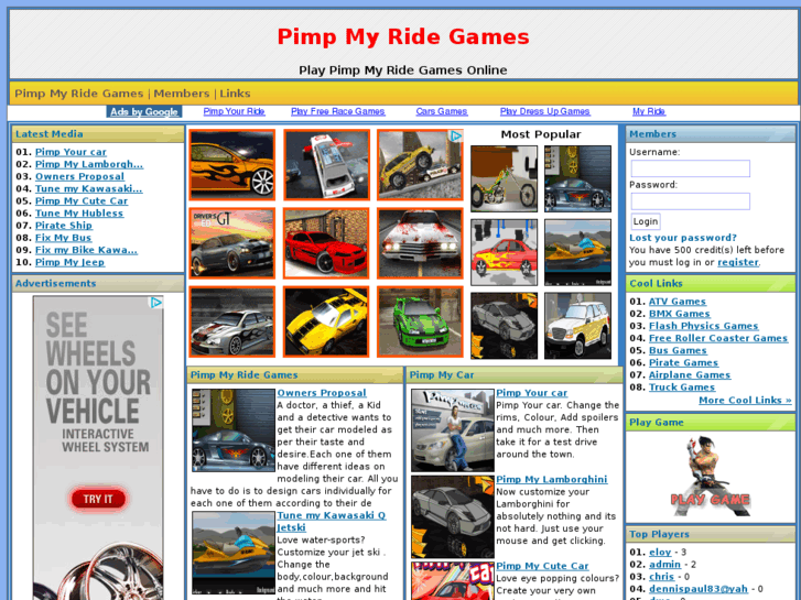 www.pimpmyridegamesonline.org