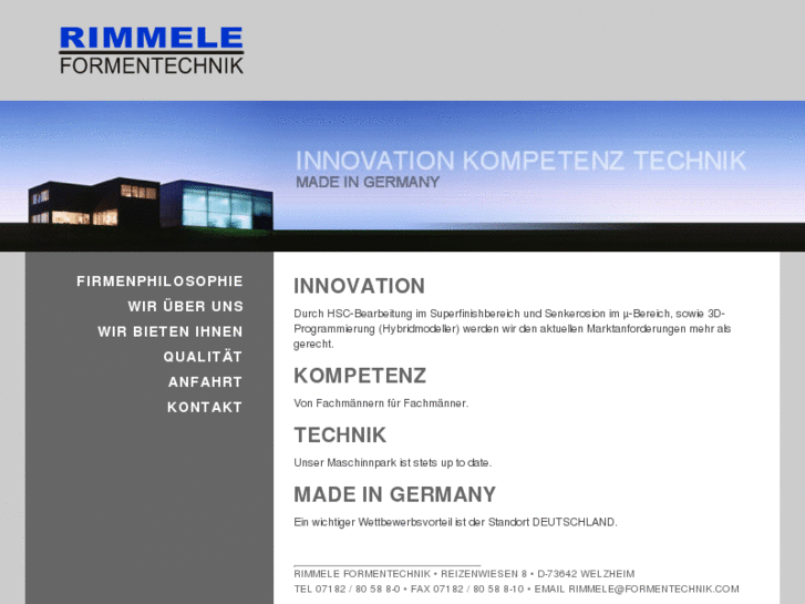 www.rimmeleformentechnik.com