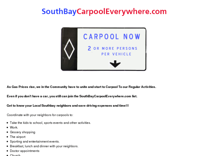 www.southbaycarpooleverywhere.com