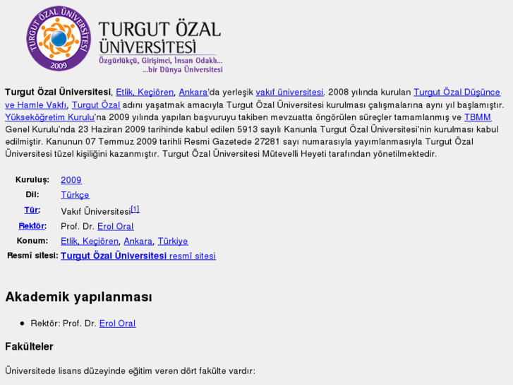 www.turgutozaluniversitesi.com