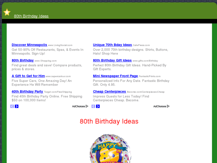 www.80thbirthdayideas.com