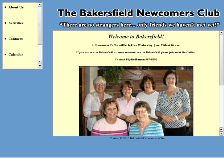 www.bakersfieldnewcomersclub.com