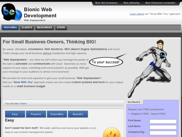 www.bionicwebdevelopment.com