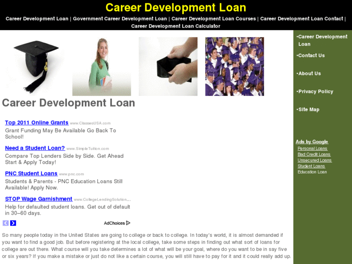 www.careerdevelopmentloan.org