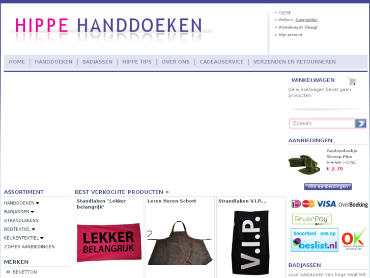 www.hippehanddoeken.nl