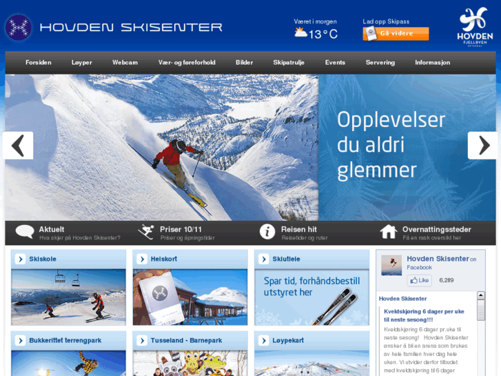 www.hovdenalpinsenter.com