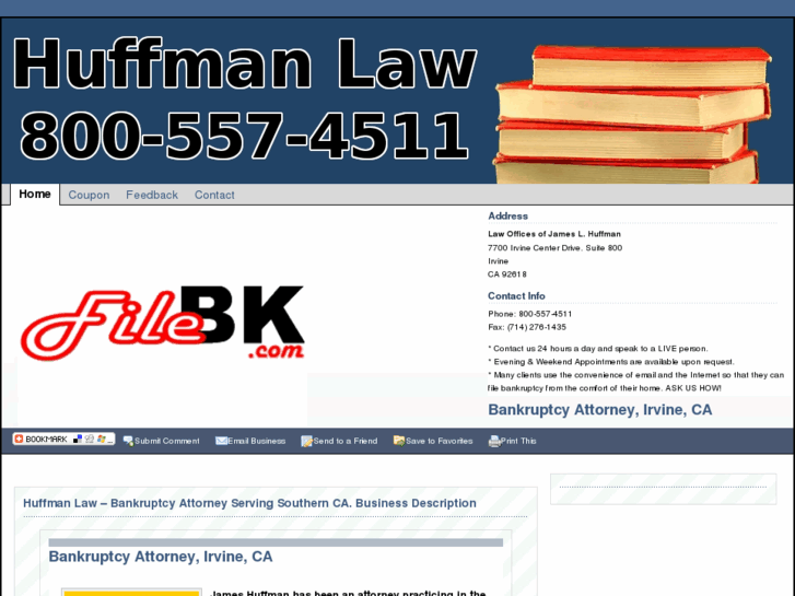 www.huffman-law.net