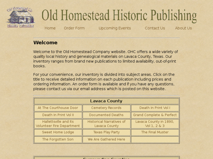 www.oldhomesteadhistoricpublishing.com