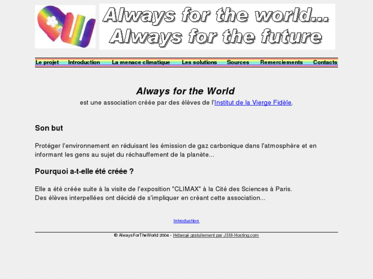 www.alwaysfortheworld.org