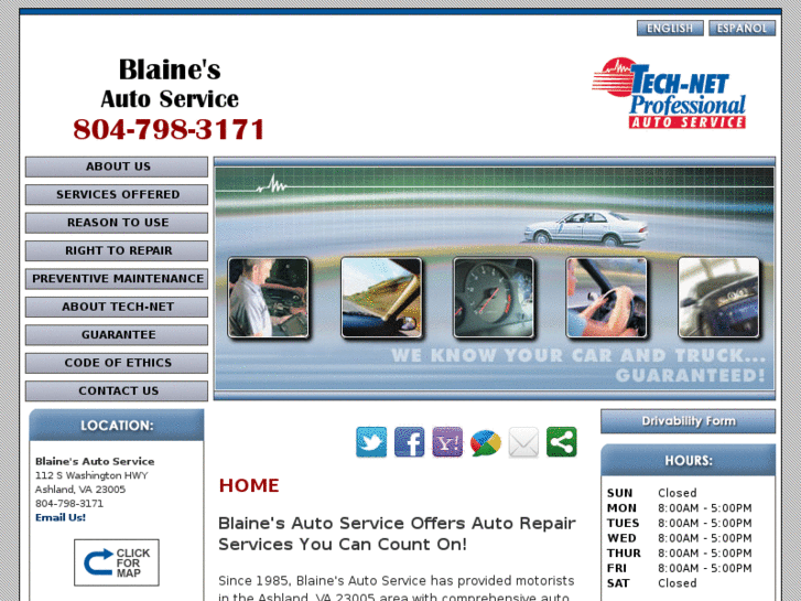 www.blainesautoservice.com