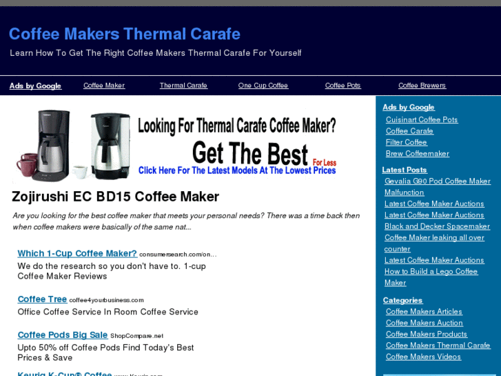 www.coffeemakersthermalcarafe.com