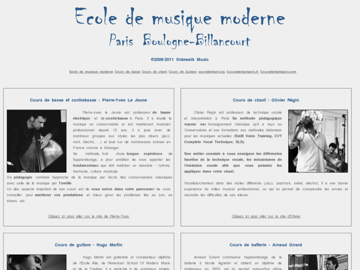 www.coursdebassemoderne.fr