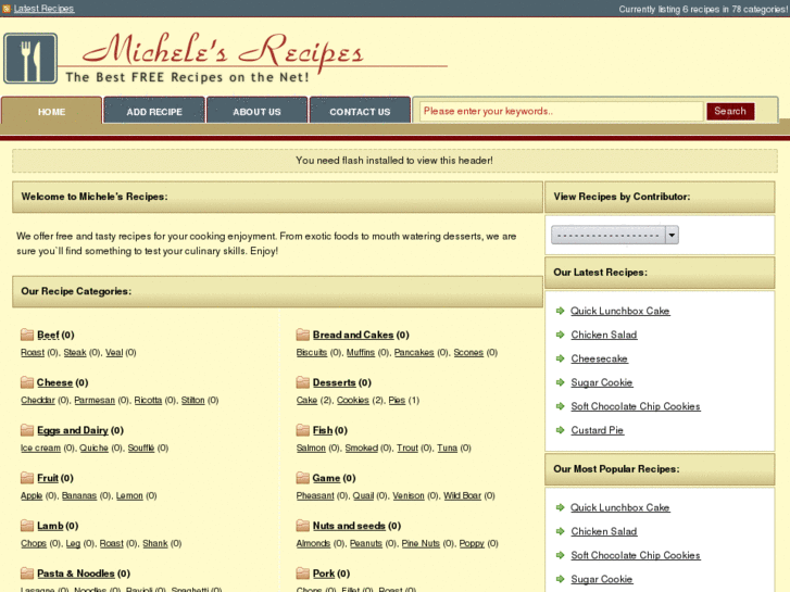 www.michelesrecipes.com