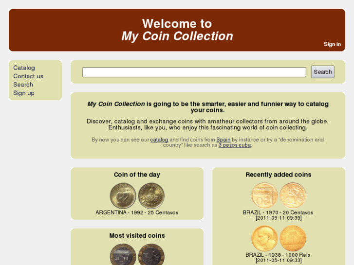 www.mycoincollection.org