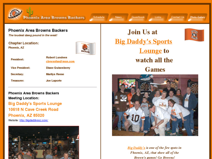 www.phxbrownsbackers.com