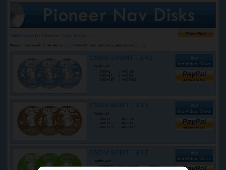 www.pioneernavdisks.co.uk