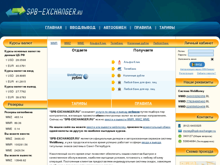 www.spb-exchanger.ru