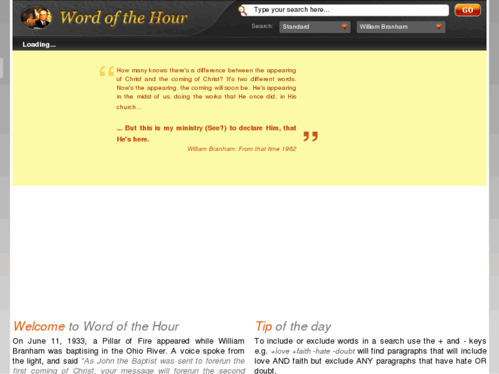 www.wordofthehour.com