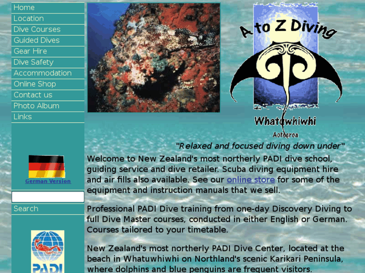 www.atozdiving.co.nz