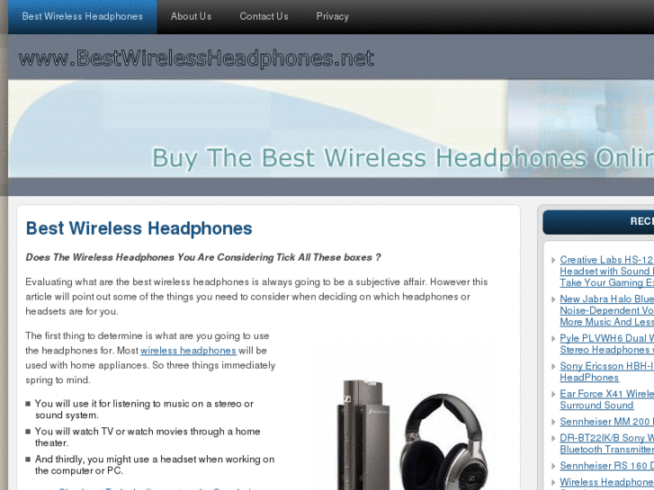 www.bestwirelessheadphones.net