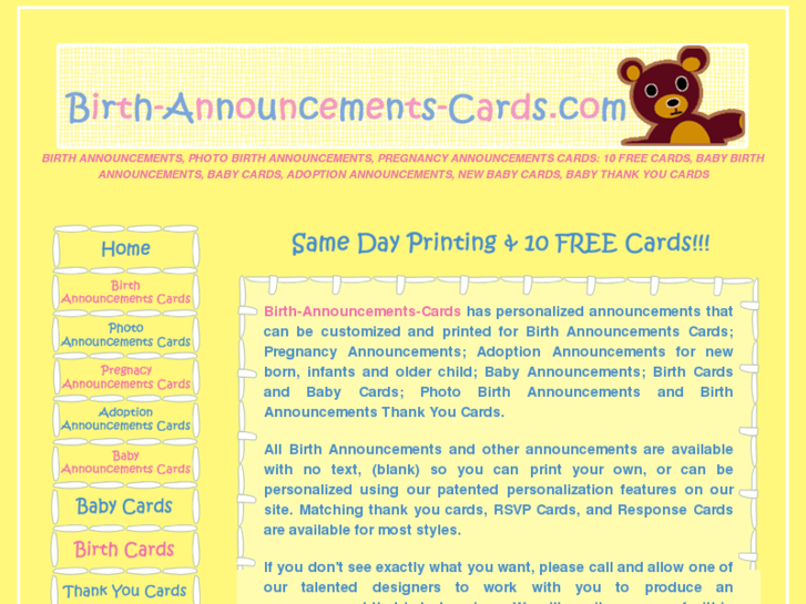 www.birth-announcements-cards.com