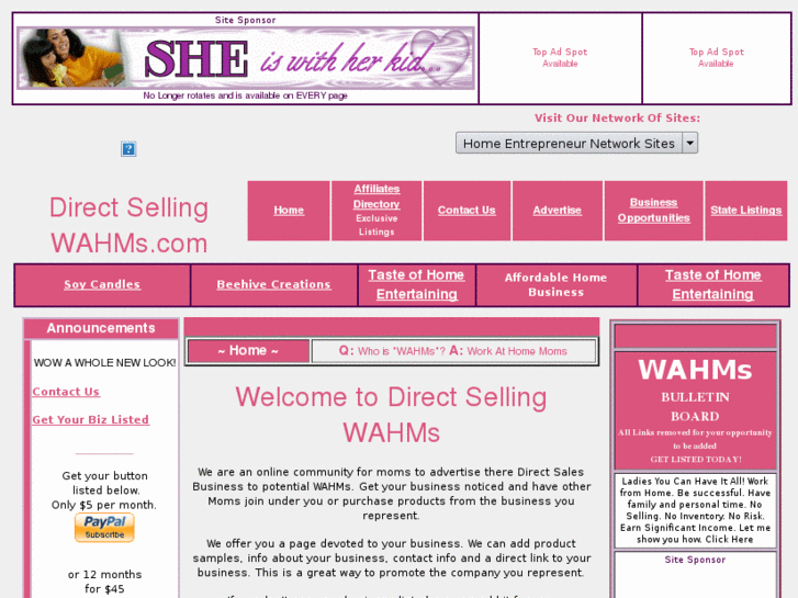 www.directsellingwahms.com