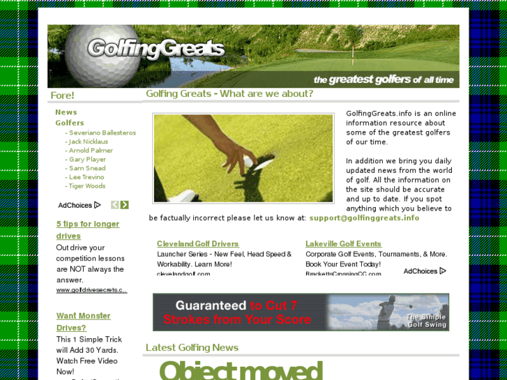www.golfinggreats.info