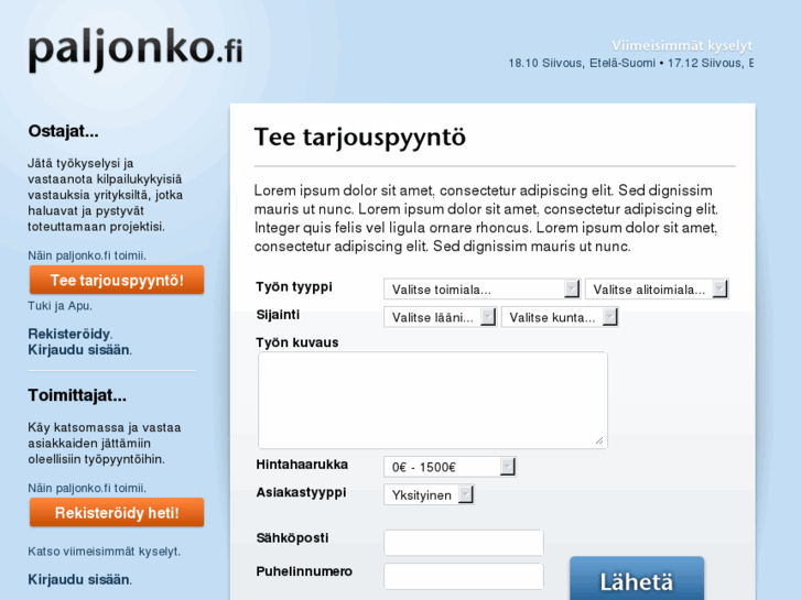 www.paljonko.com