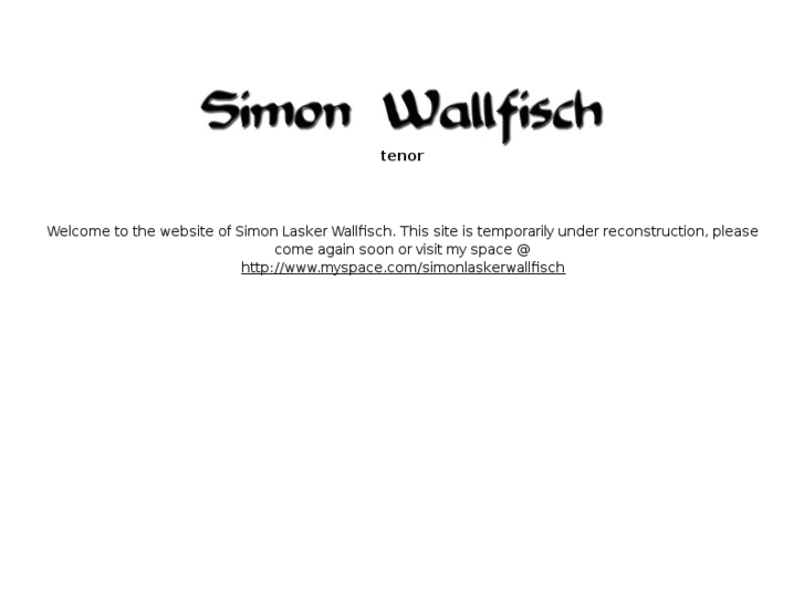 www.simonwallfisch.org
