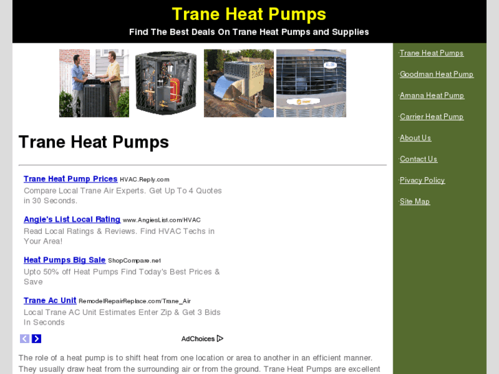 www.traneheatpumps.org