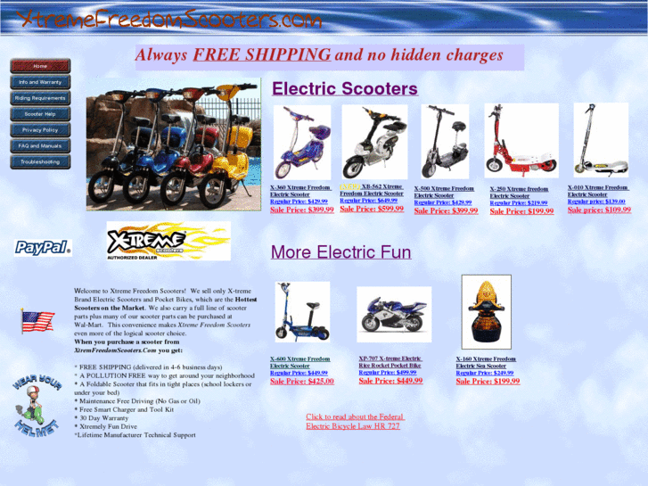 www.xtremefreedomscooters.com