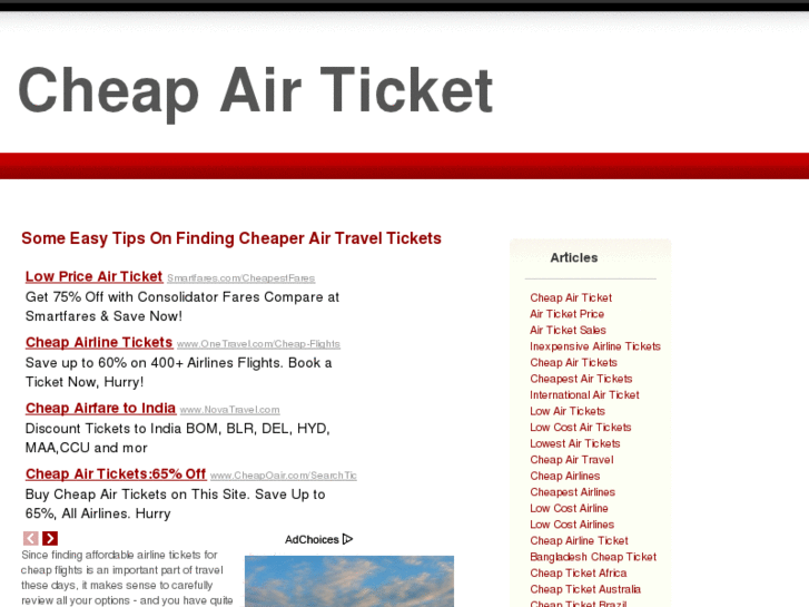 www.aircheapticket.net