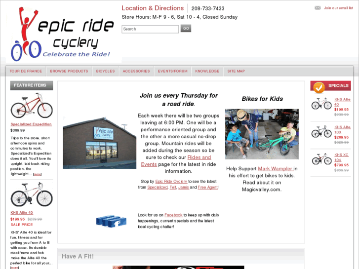 www.epicridecyclery.com