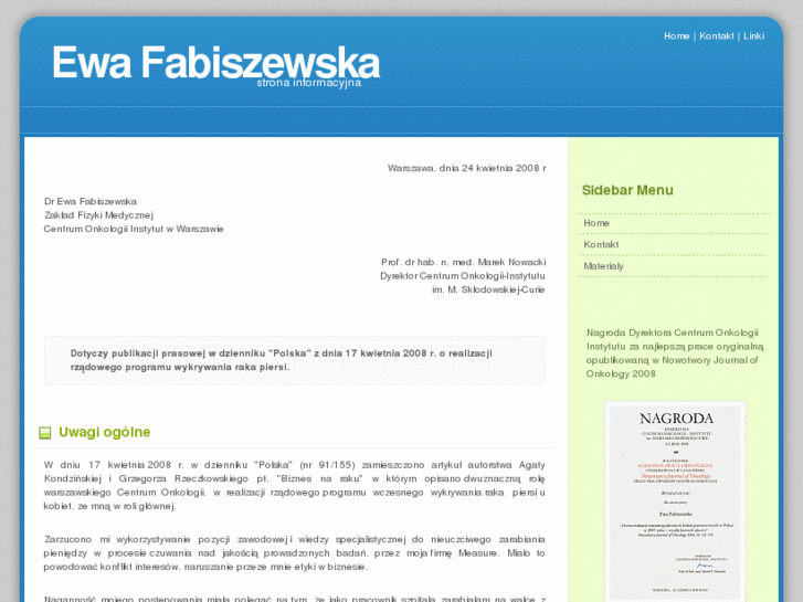 www.ewafabiszewska.info