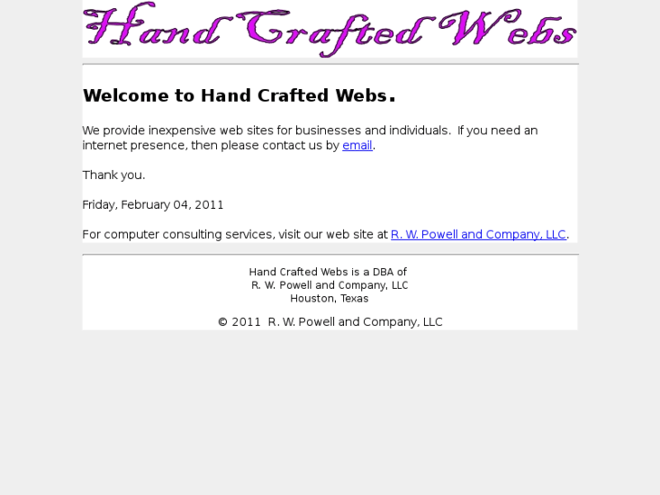 www.handcraftedwebs.com