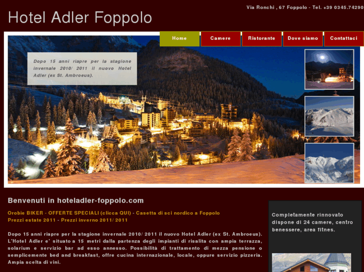 www.hoteladler-foppolo.com