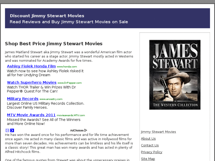 www.jimmystewartmovies.com