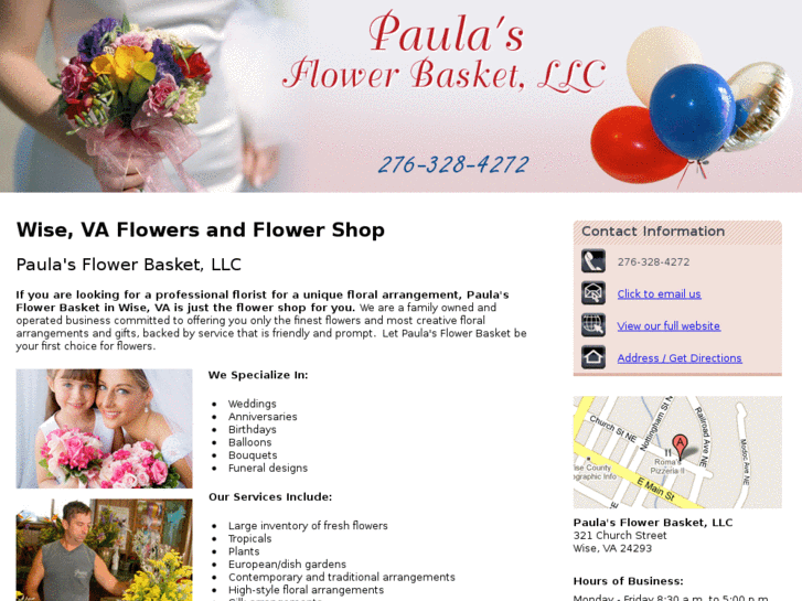 www.paulasflowerbasketinwise.com