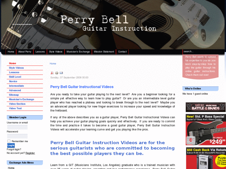 www.perrybellguitarinstruction.com