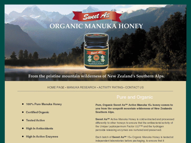 www.sweetasorganichoney.com