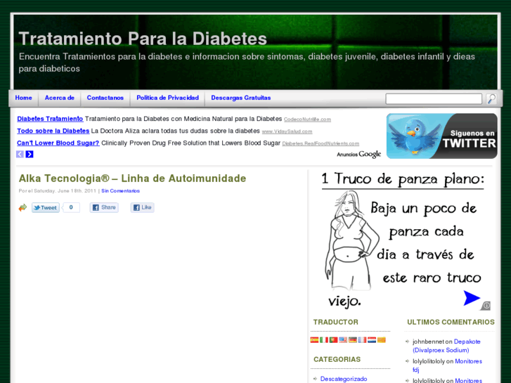 www.tratamientoparaladiabetes.com