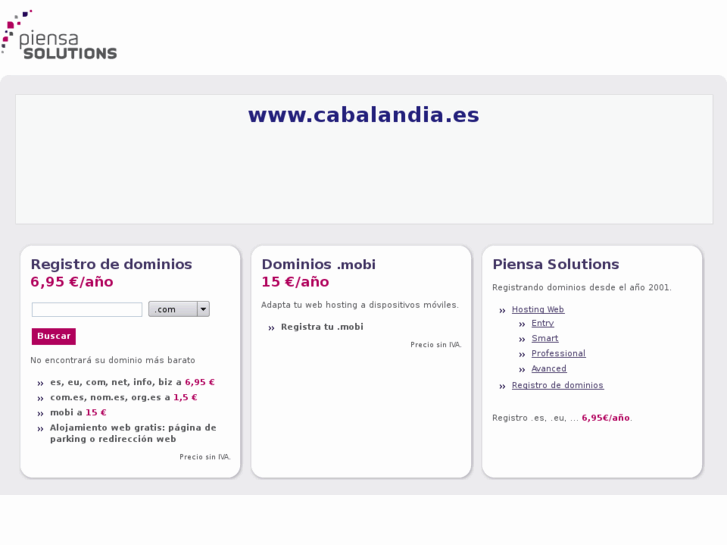 www.cabalandia.es