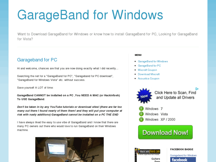 www.garagebandforwindows.com
