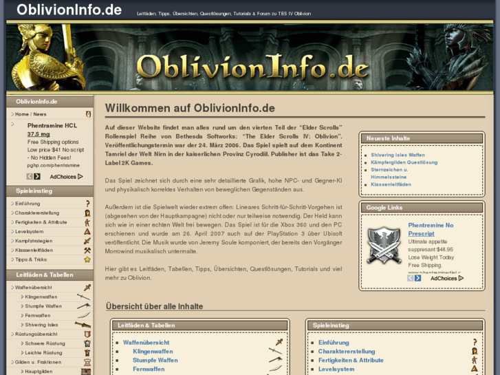 www.oblivioninfo.de