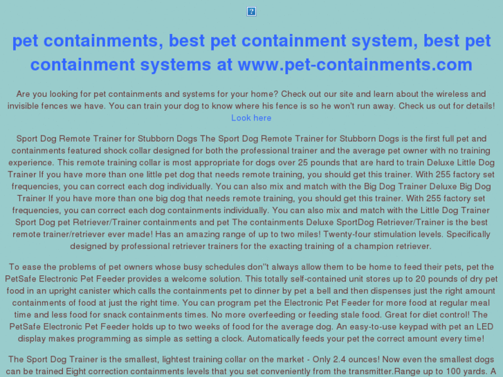 www.pet-containments.com