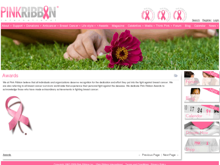 www.pinkribbonaward.com