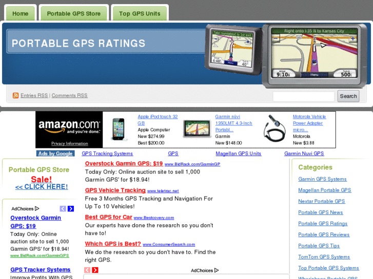 www.portablegpsratings.com