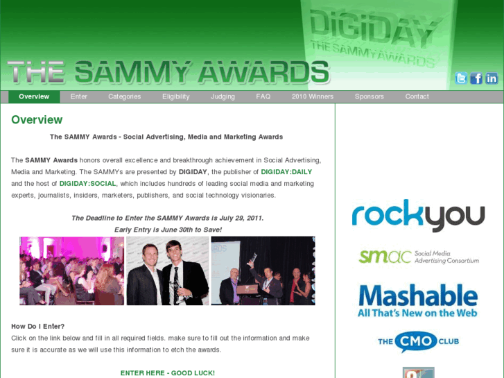 www.sammyawards.com